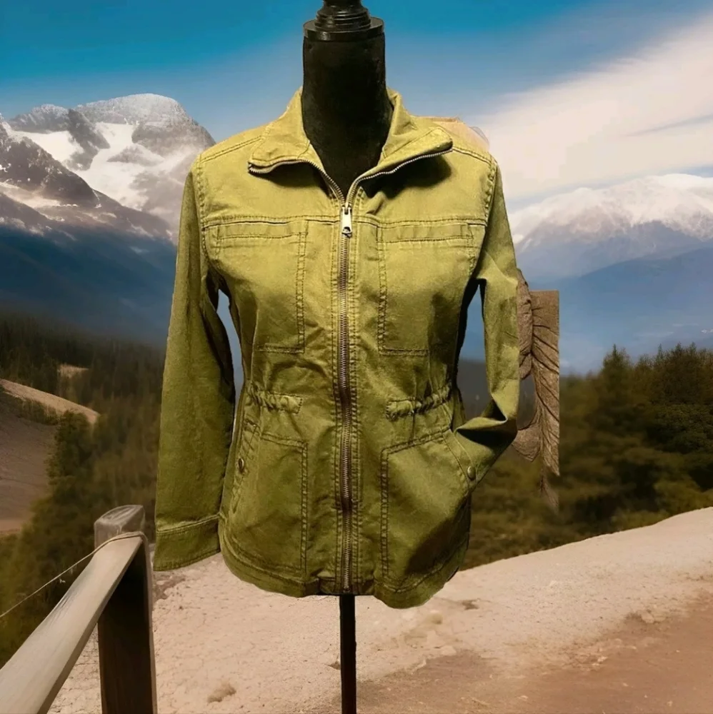 XS Old Navy Utility Jacket. Olive green color. Outerwear. Coat overcoat … - Picture 1 of 10